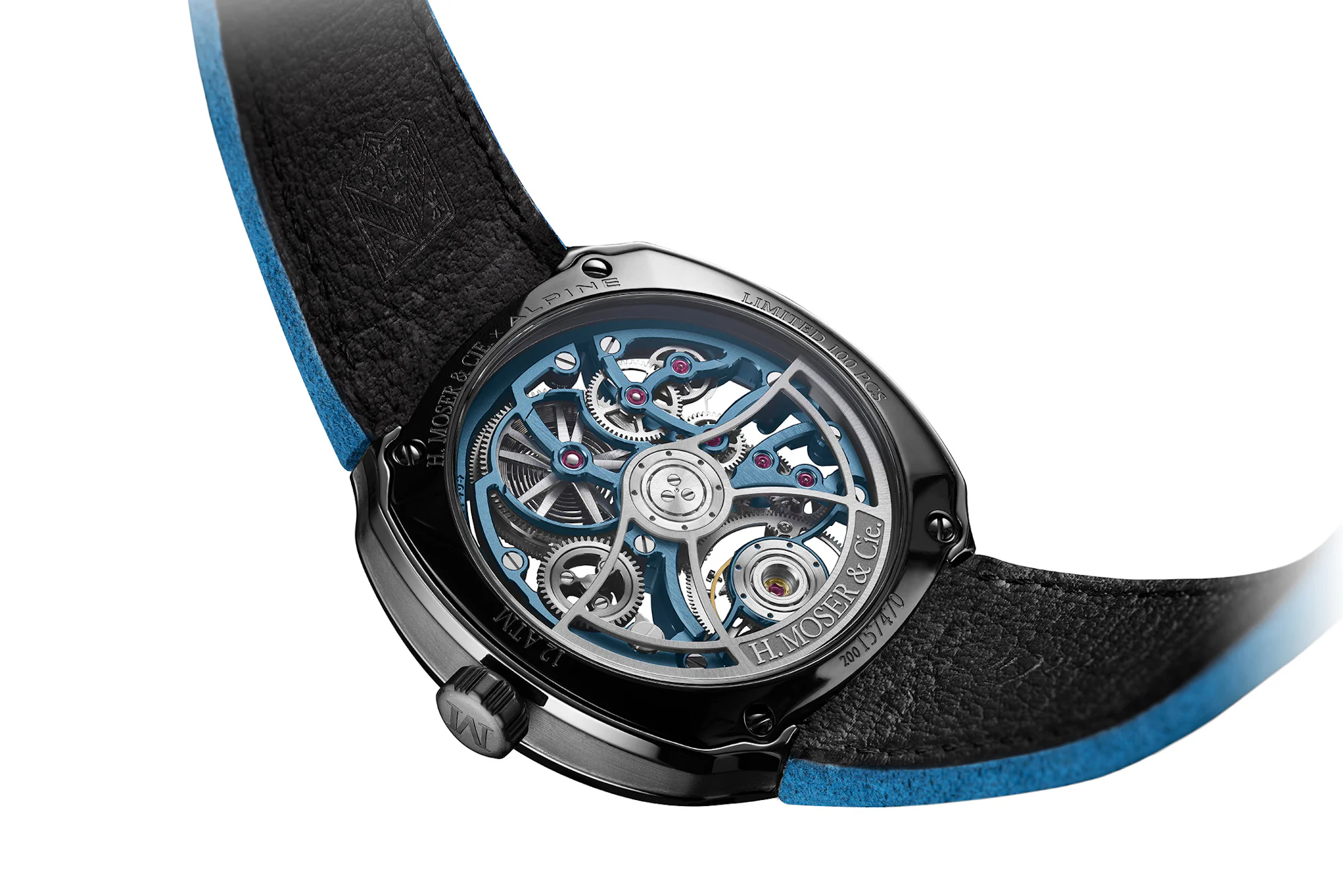 H. Moser & Cie. Streamliner Tourbillon Skeleton Ceramic Alpine Limited Edition