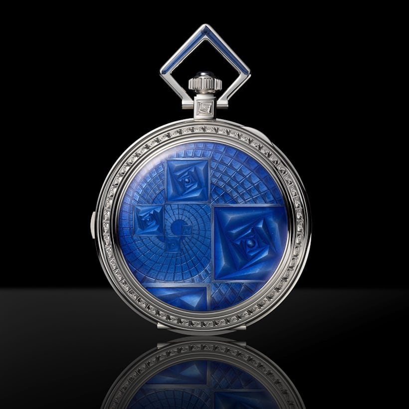La Rose Carrée pocket watch, by Parmigiani Fleurier