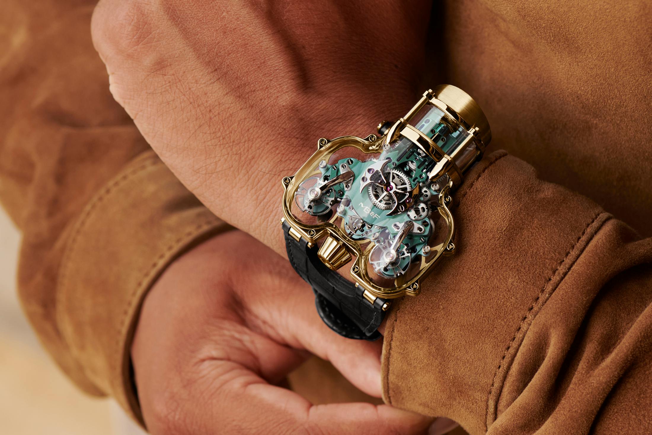 MB&F HM9 Sapphire Vision in Yellow Gold