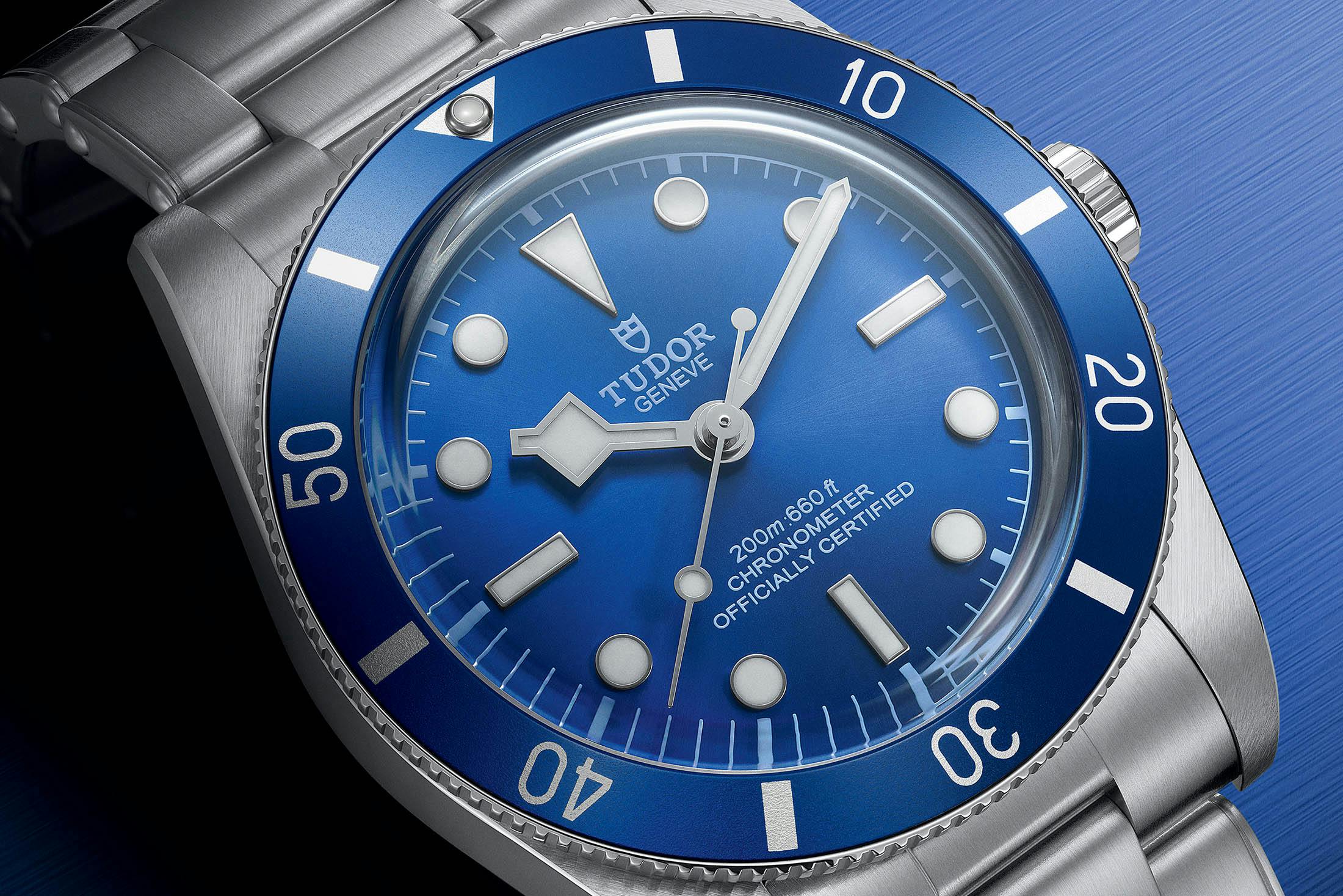 BB54 Blue Dial Slanted