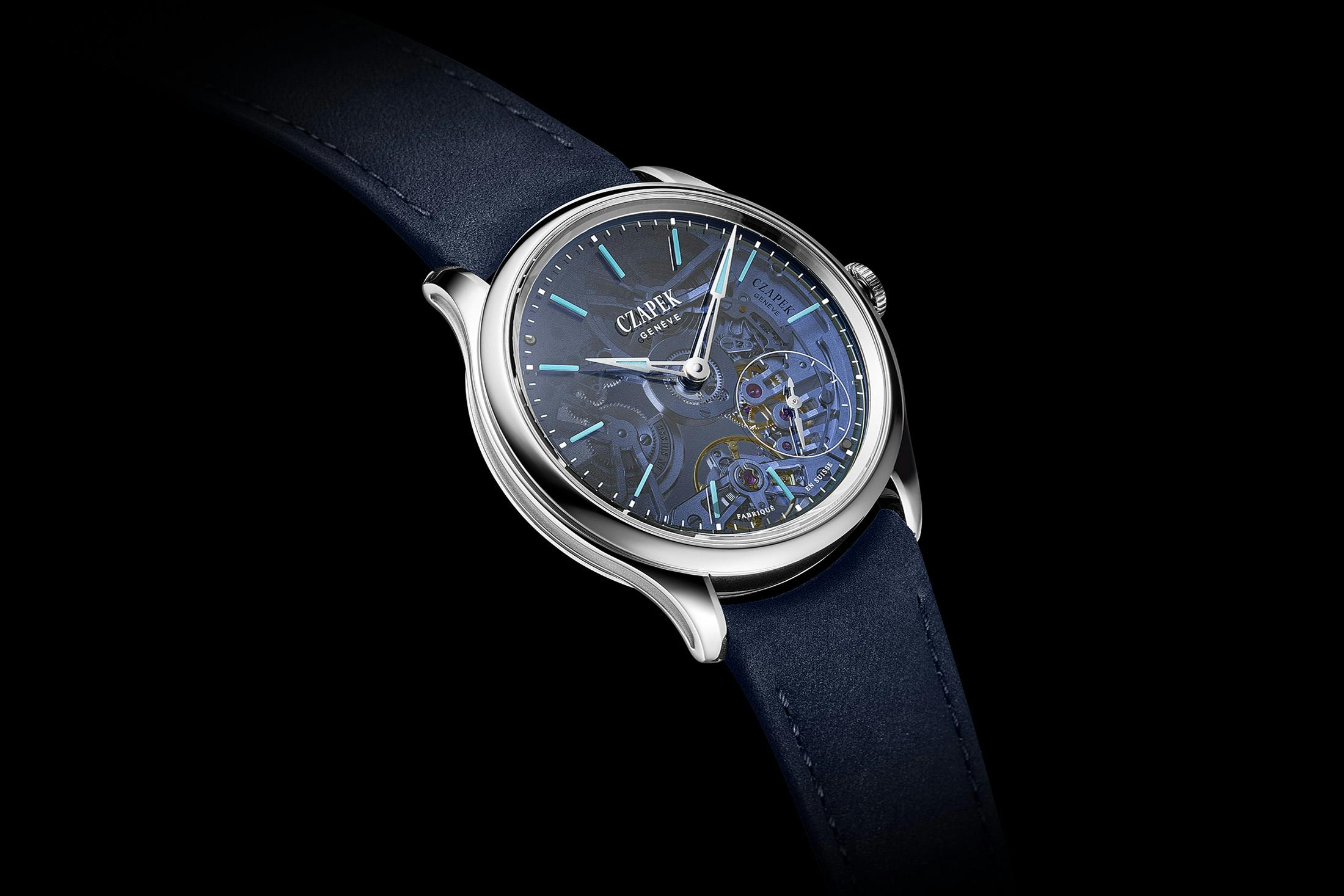 Czapek Promenade Transparencies "Aqua Blue"