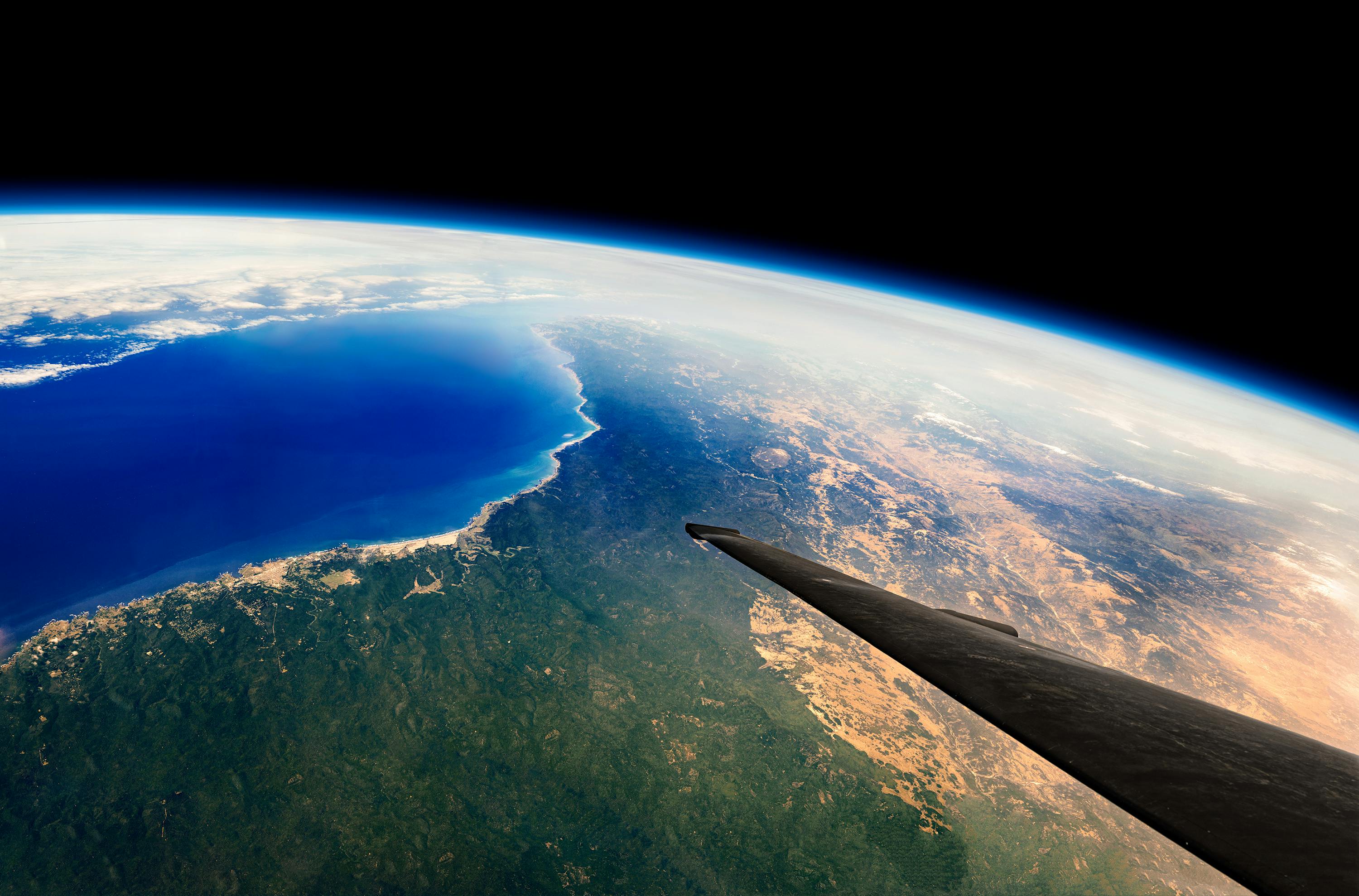 view from u-2 spy plane