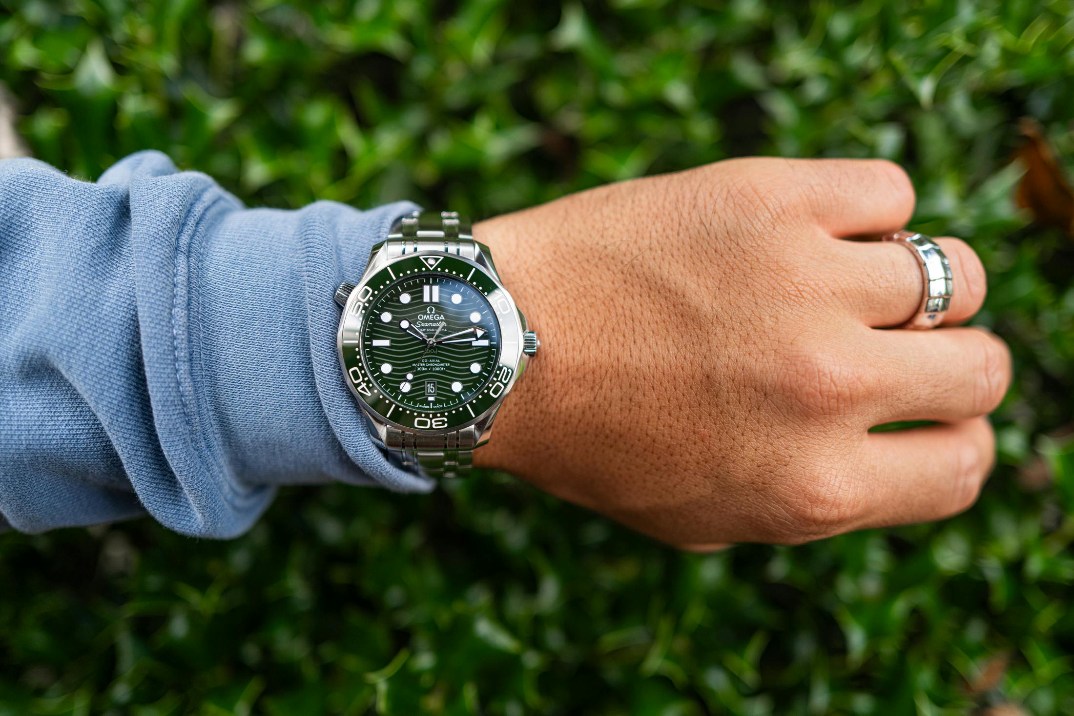watch on wrist