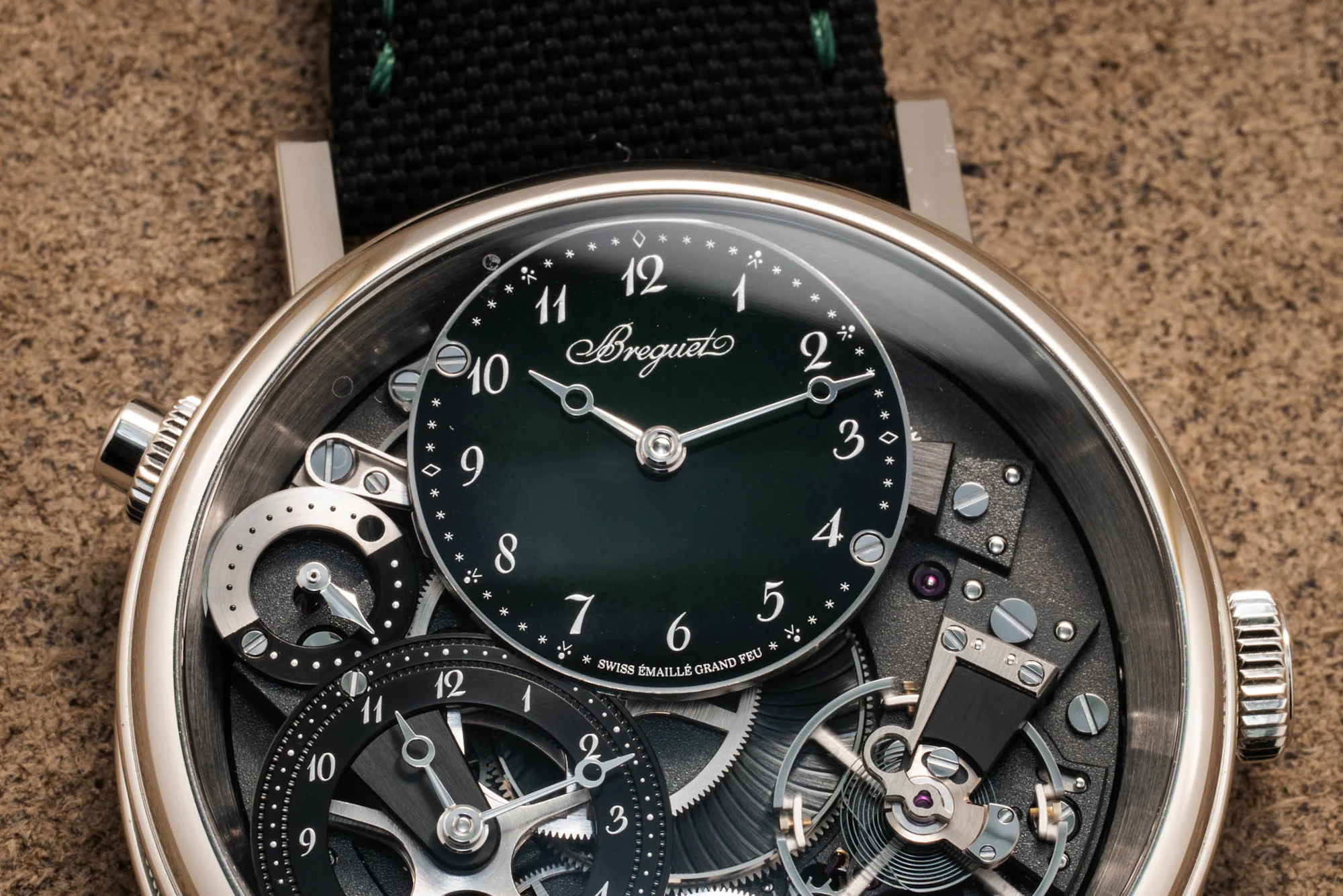 Breguet Tradition GMT Wristshot Dial macro