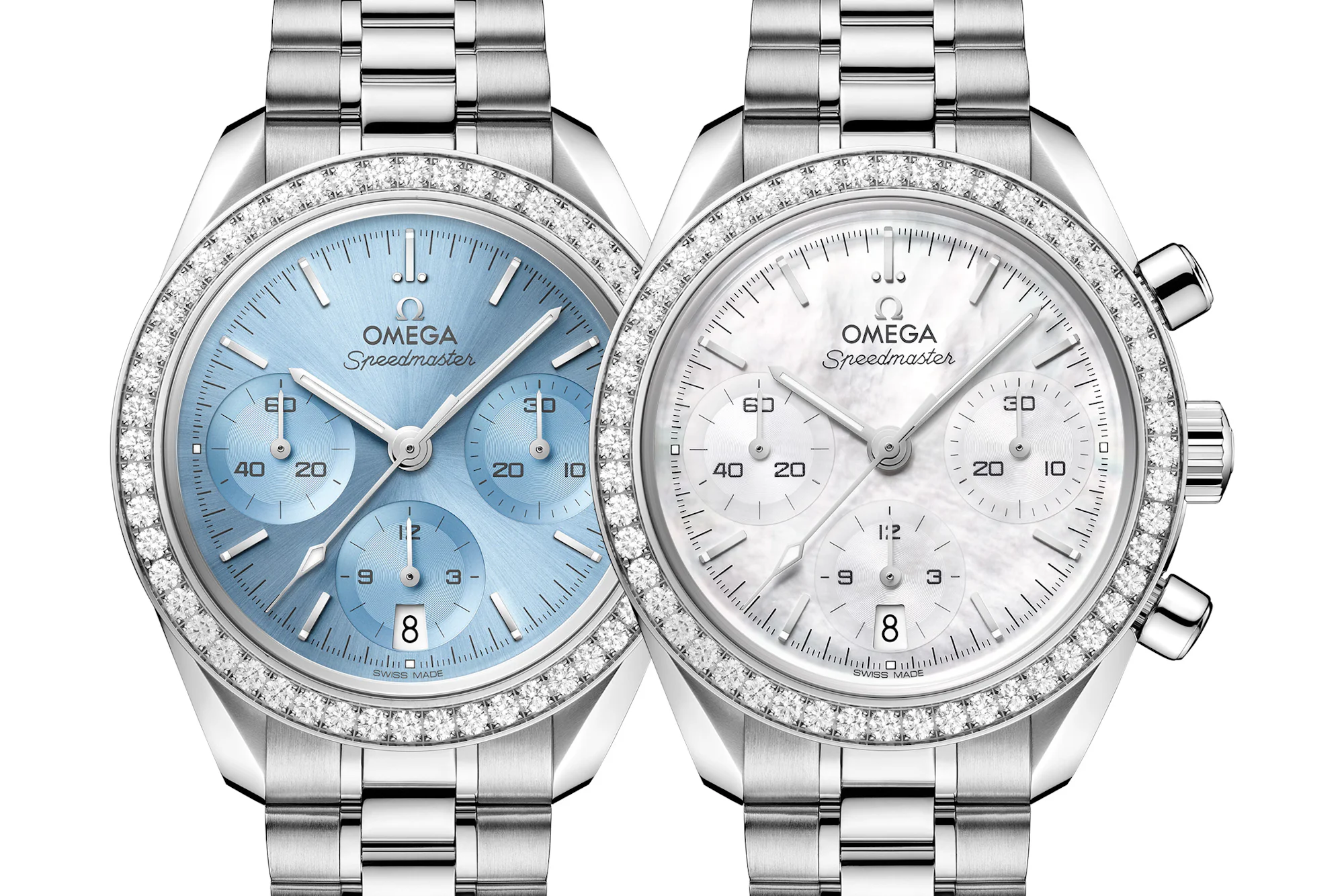 Speedmaster 38mm Diamond-Set Bezels