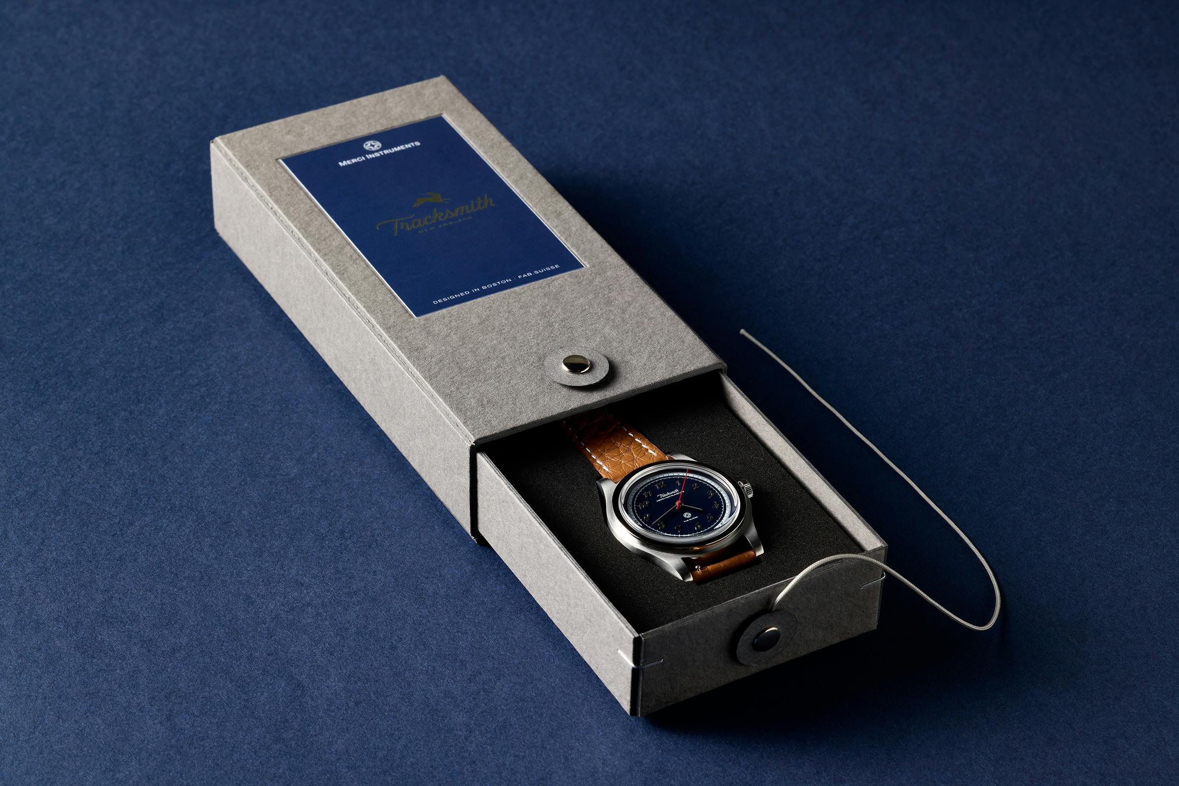 tracksmith merci timepiece watch