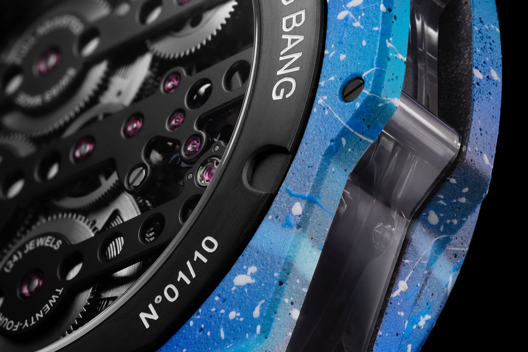 Big Bang Street Art Caseback Blue