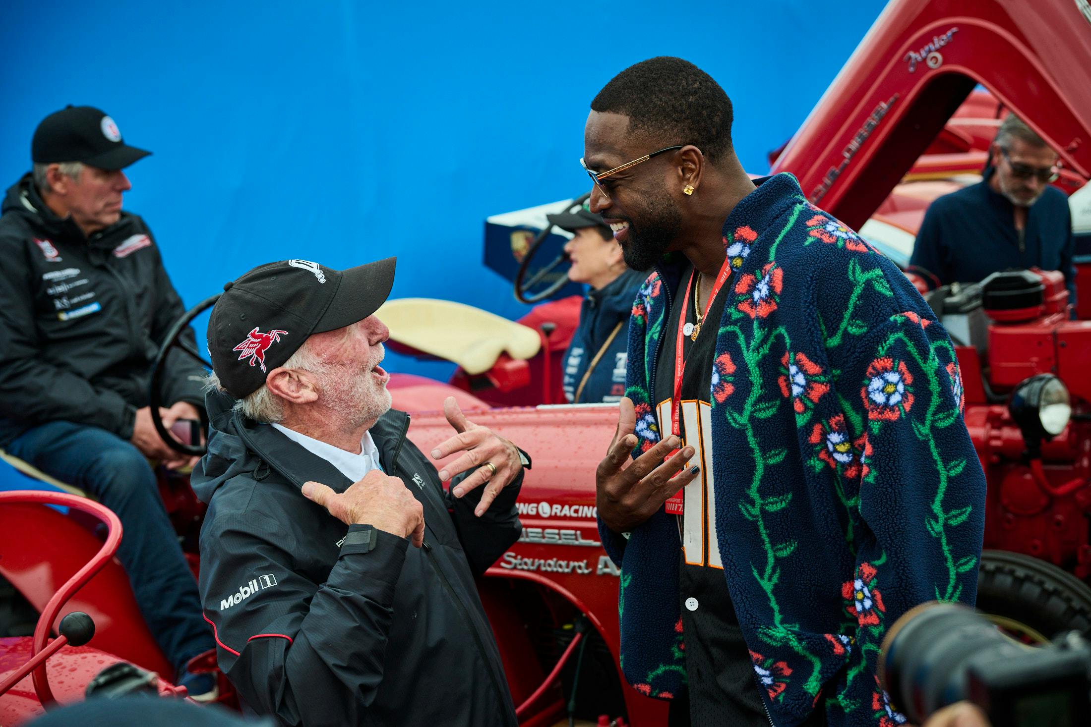 Dwayne Wade and Jeff Zwart