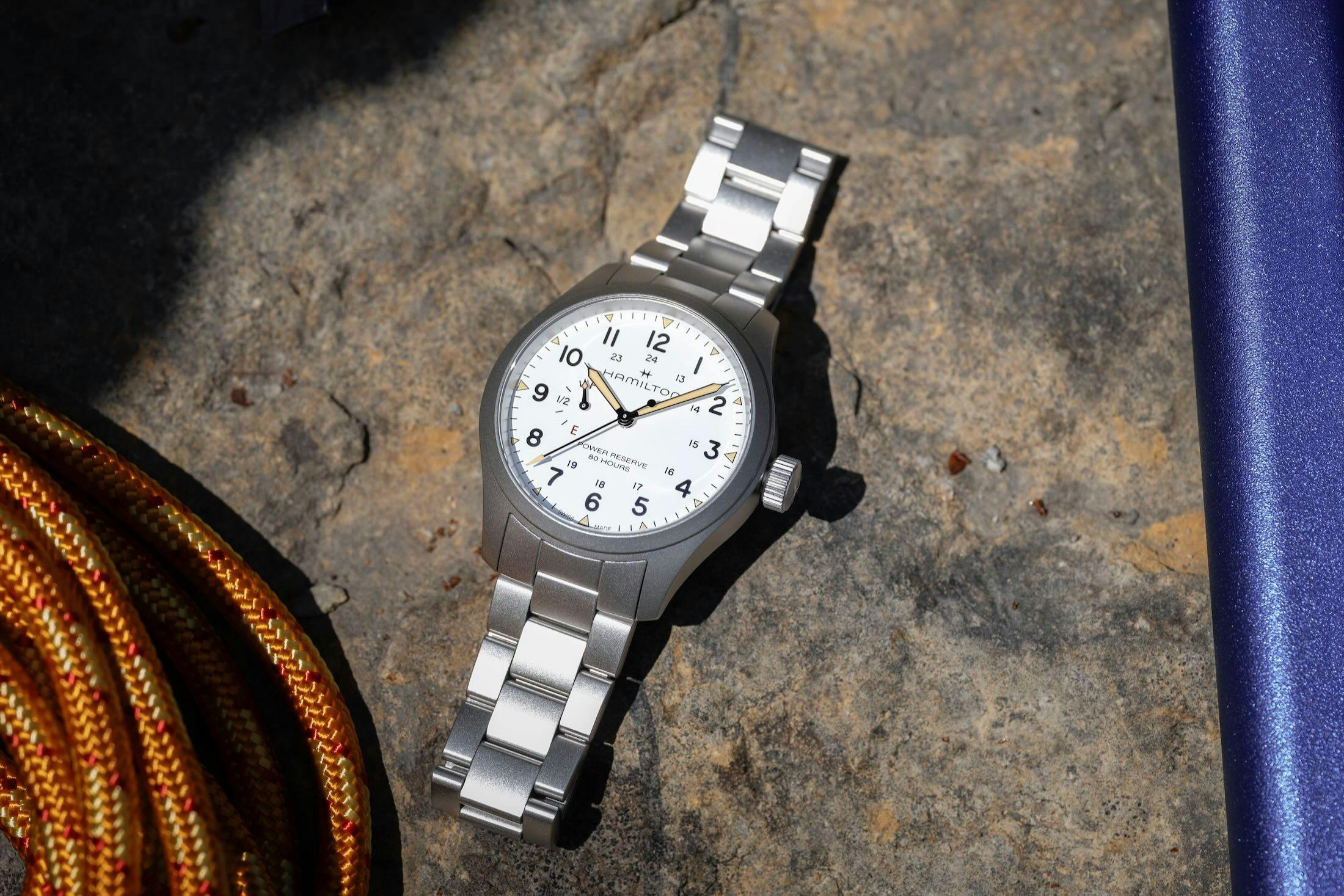 Khaki Field Power Reserve On rock