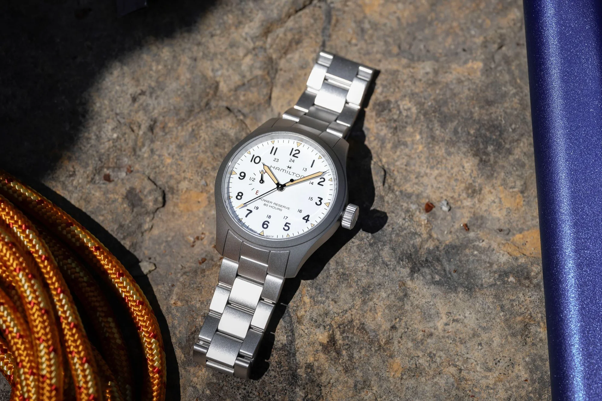 Khaki Field Power Reserve On rock