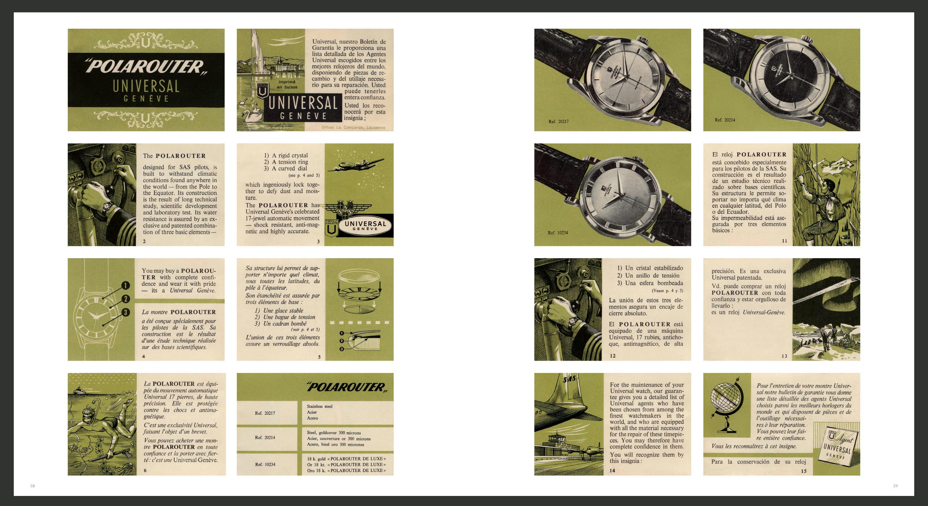 universal geneve polerouter book