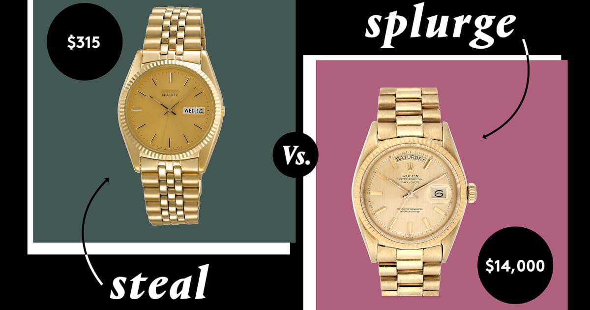 Steal Vs. Splurge: Yellow-Gold Bracelet Watches - Hodinkee