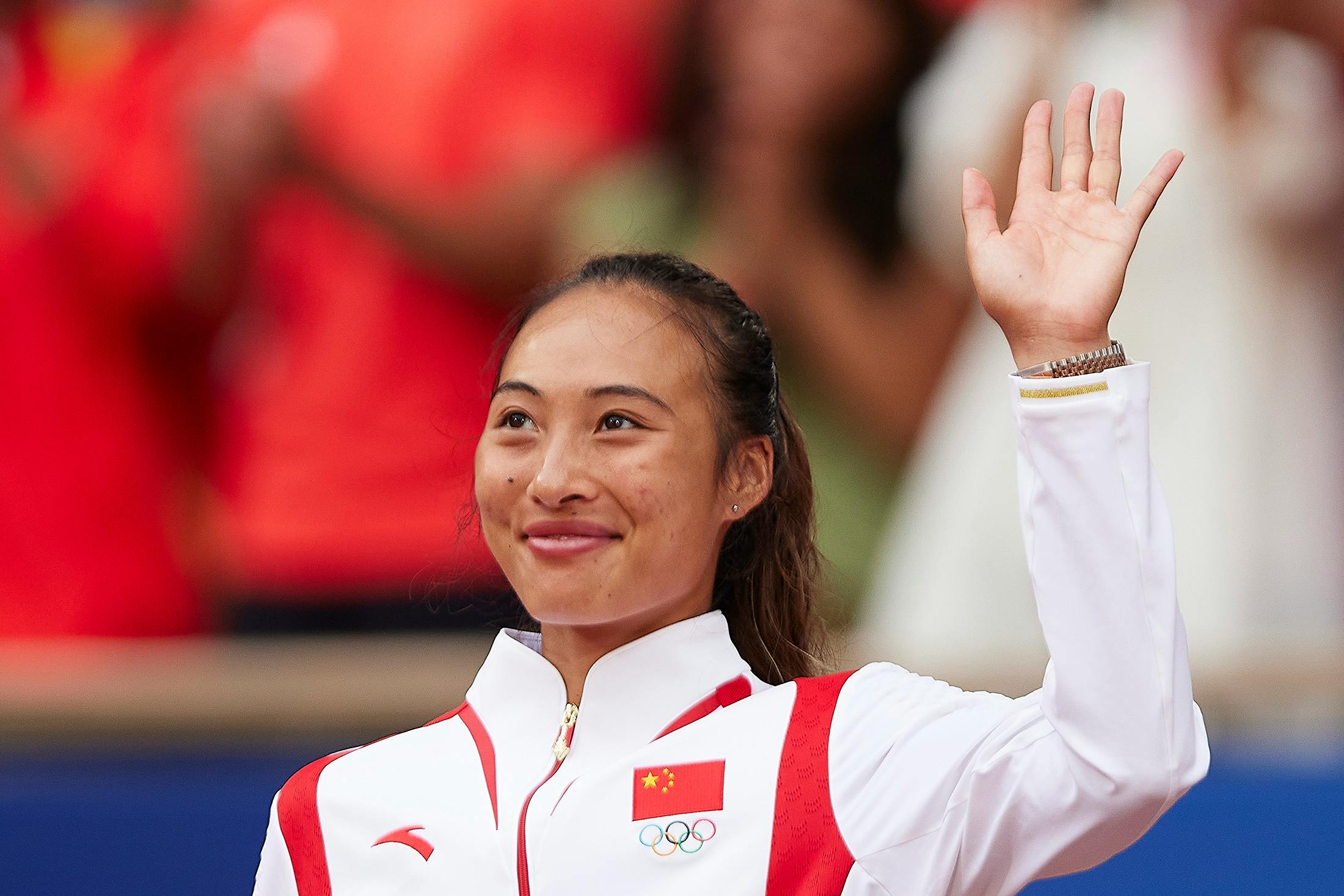Gold medalist Qinwen Zheng