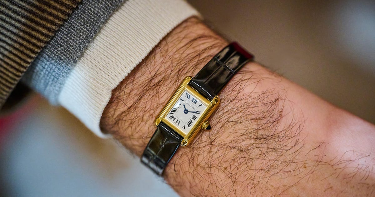 Cartier tank ladies watch price sale