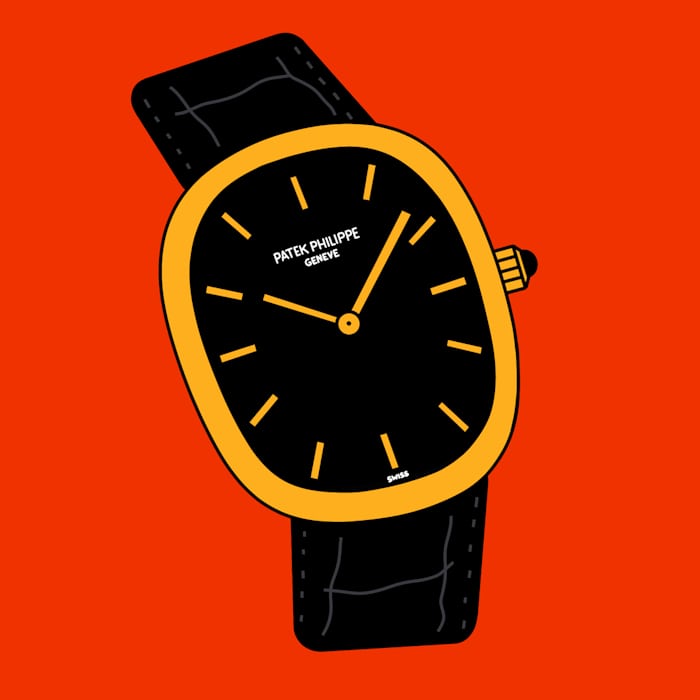 An illustration of a Patek Philippe watch 