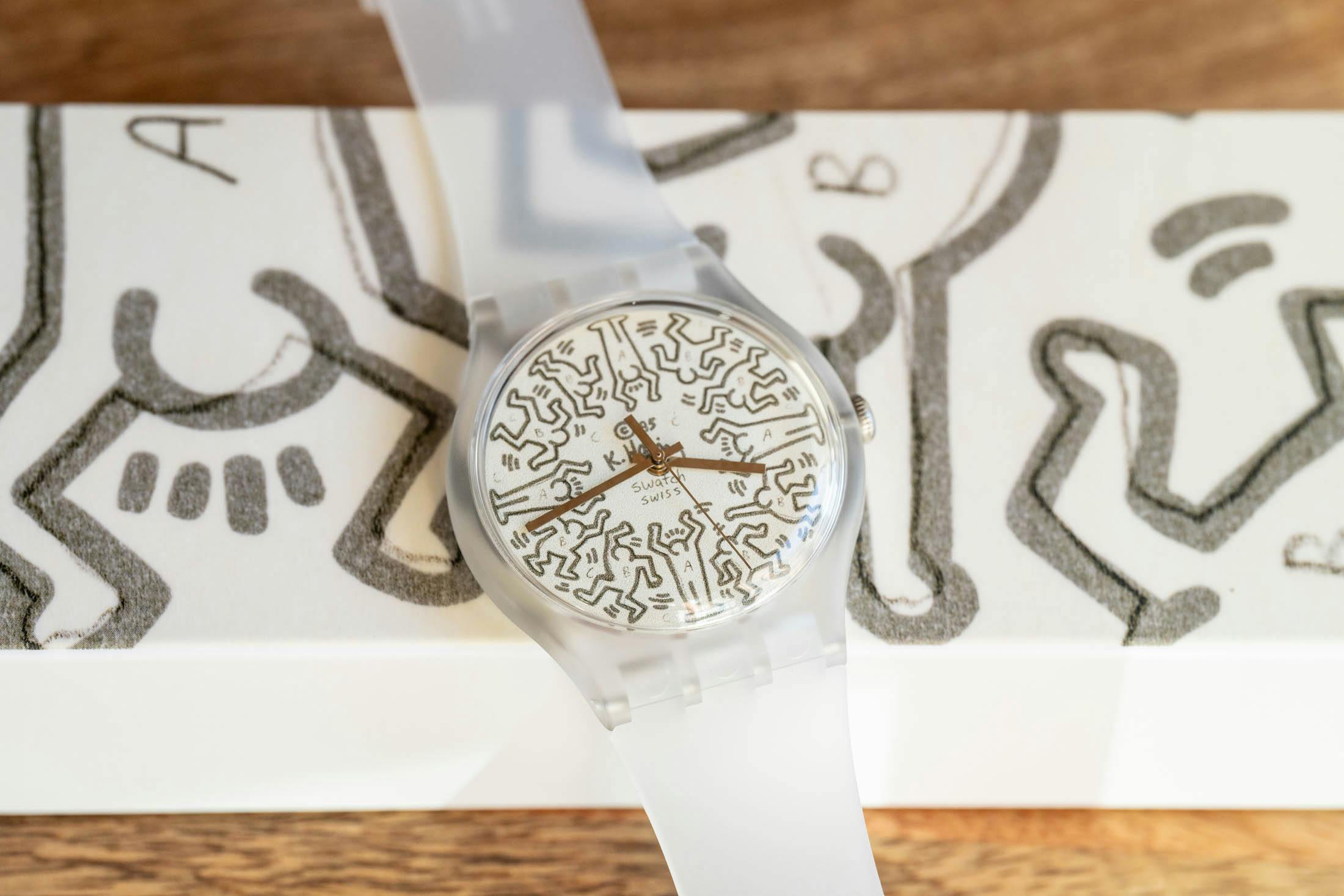 Swatch on box