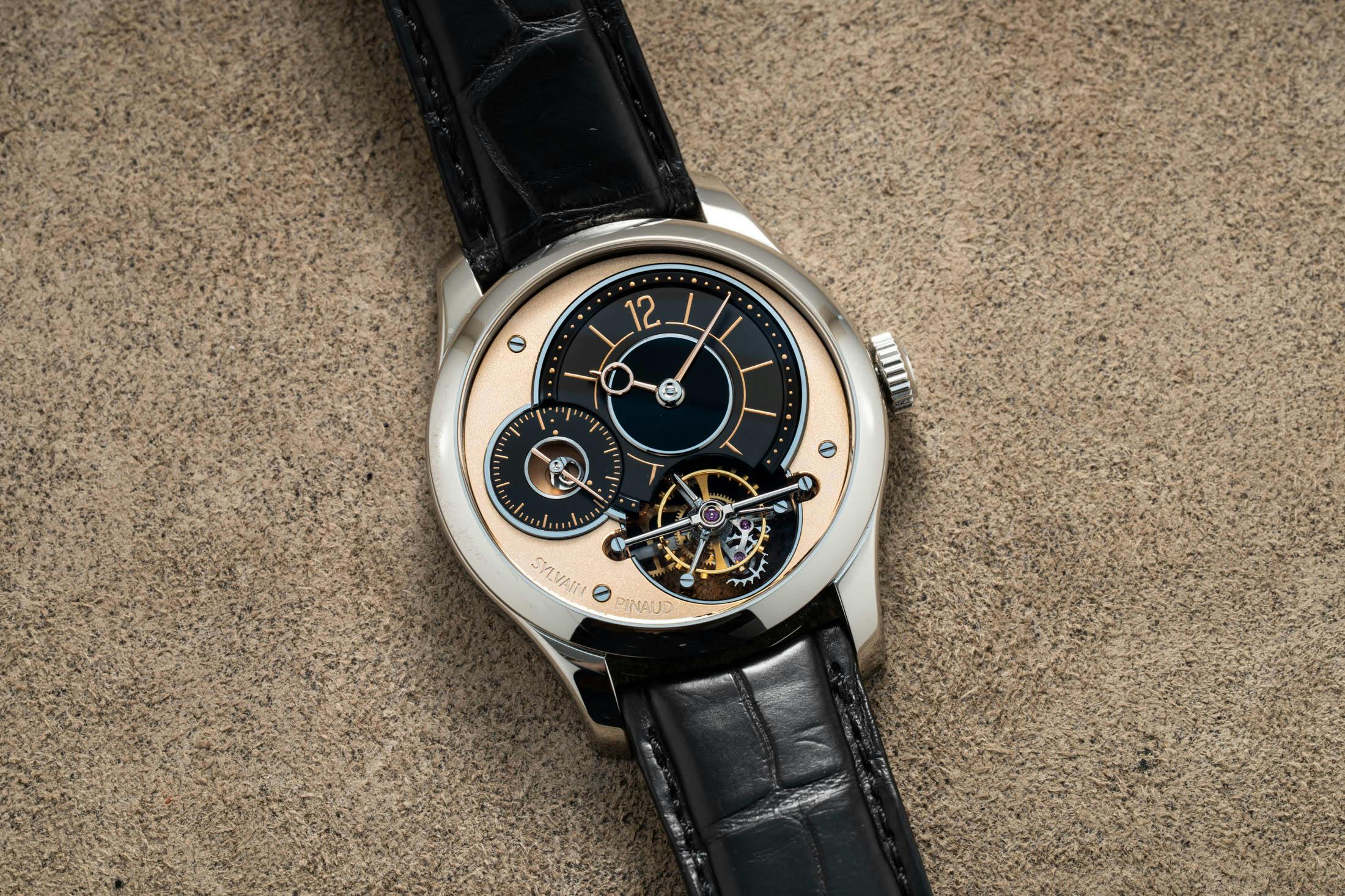 Sylvain Pinaud Tourbillon Black Dial Soldier
