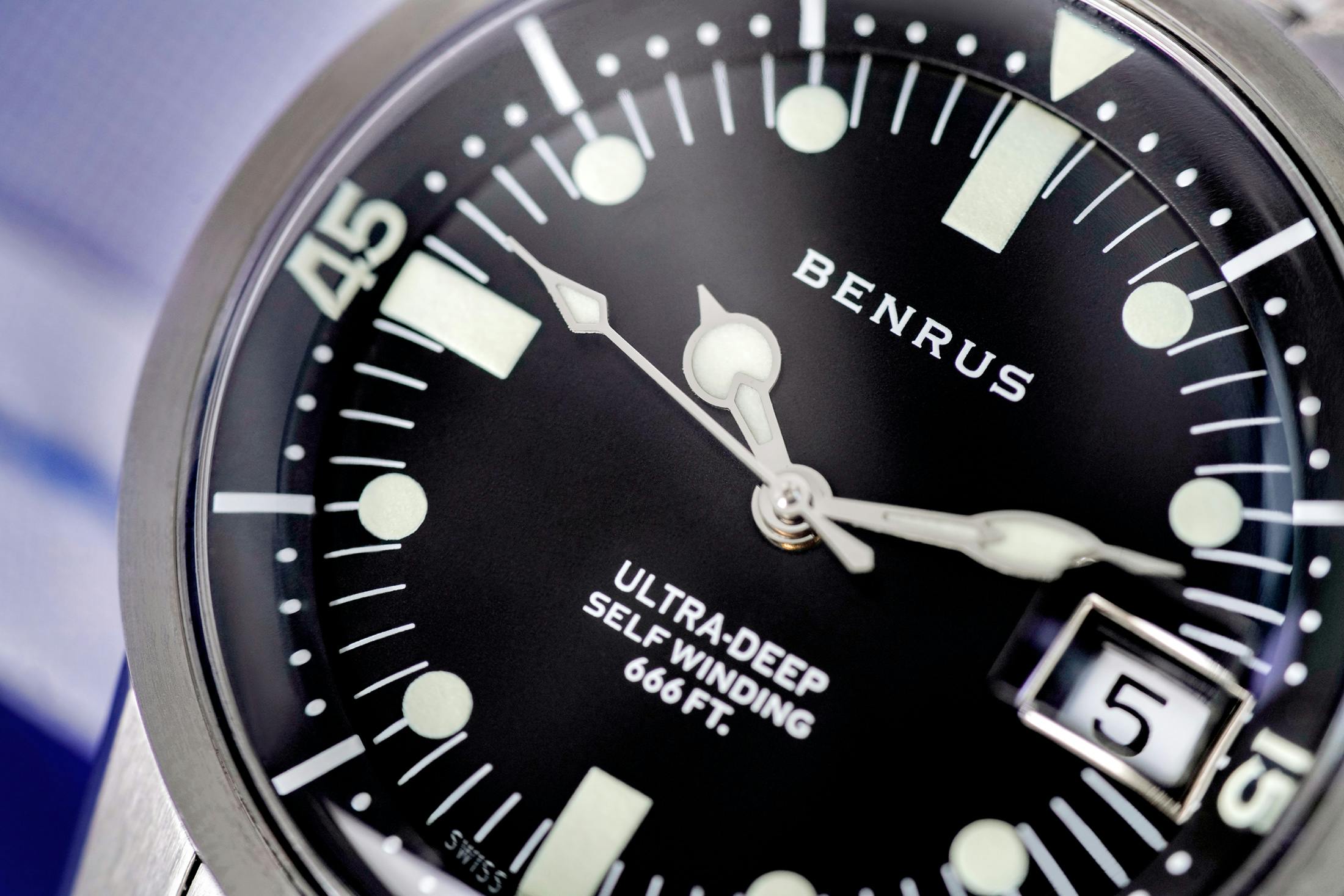 Benrus Ultra-Deep closeup