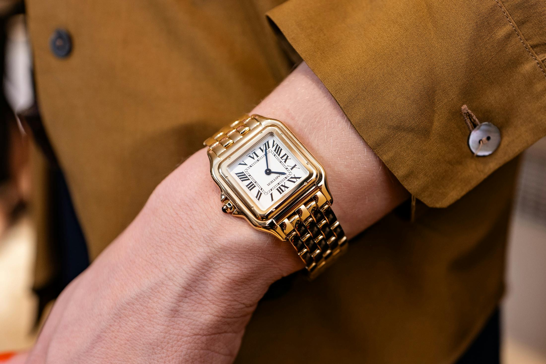 Panthere watch on MC wrist 