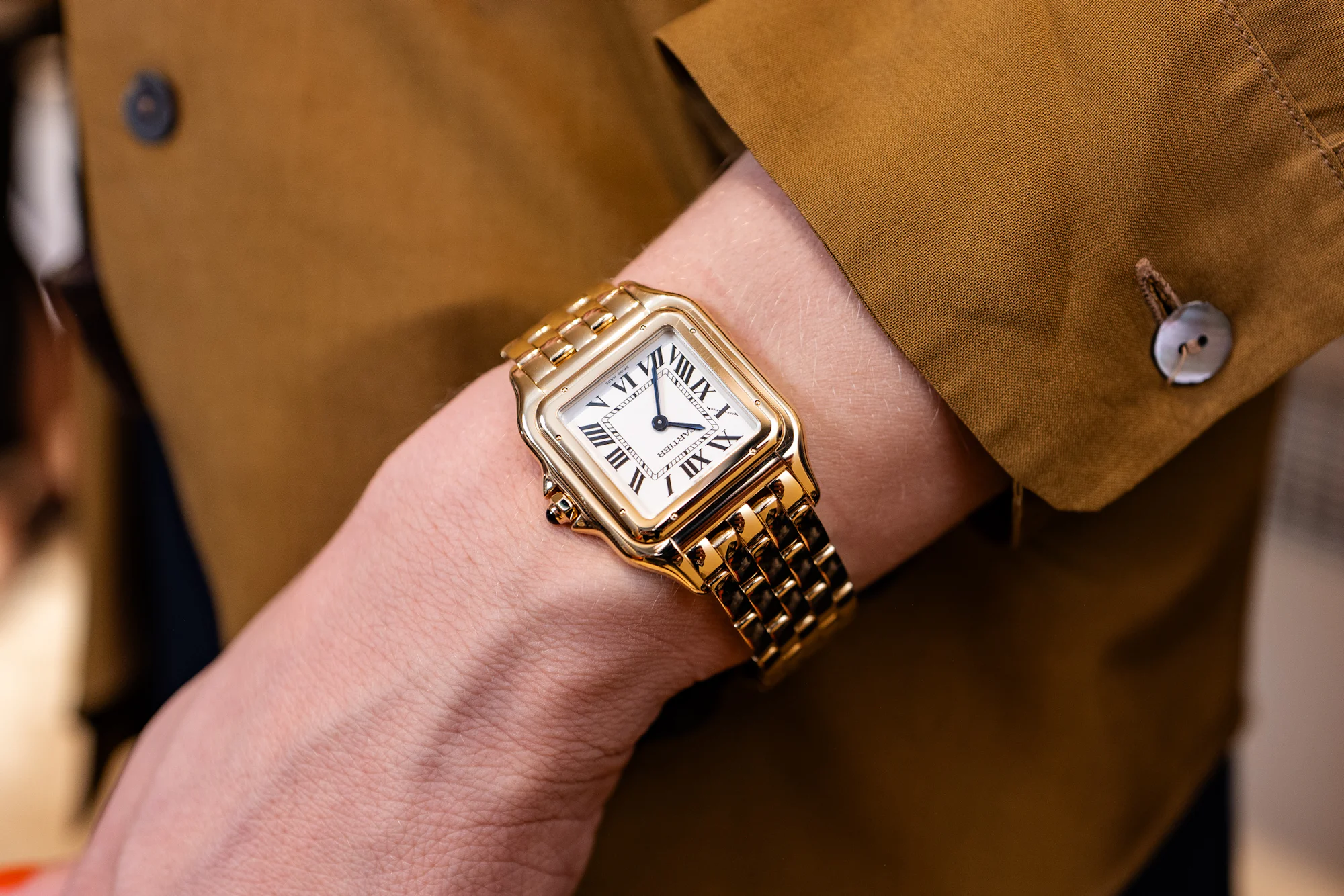 Panthere watch on MC wrist