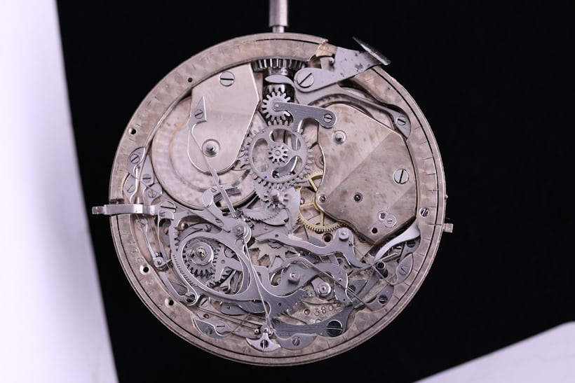 La Rose Carrée pocket watch, original movement, LE Piguet caliber