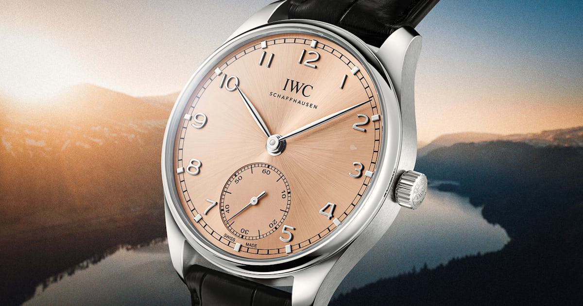 IWC with Salmon/Coral Dial