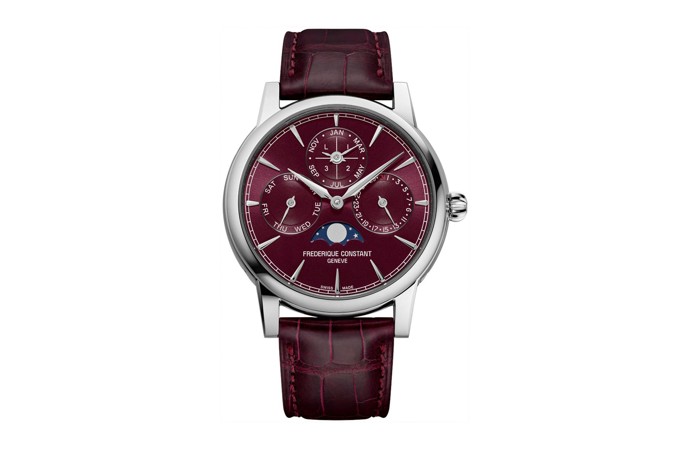 Fredrique Constant Manufacture Classic Perpetual Calendar Burgundy Limited Edition