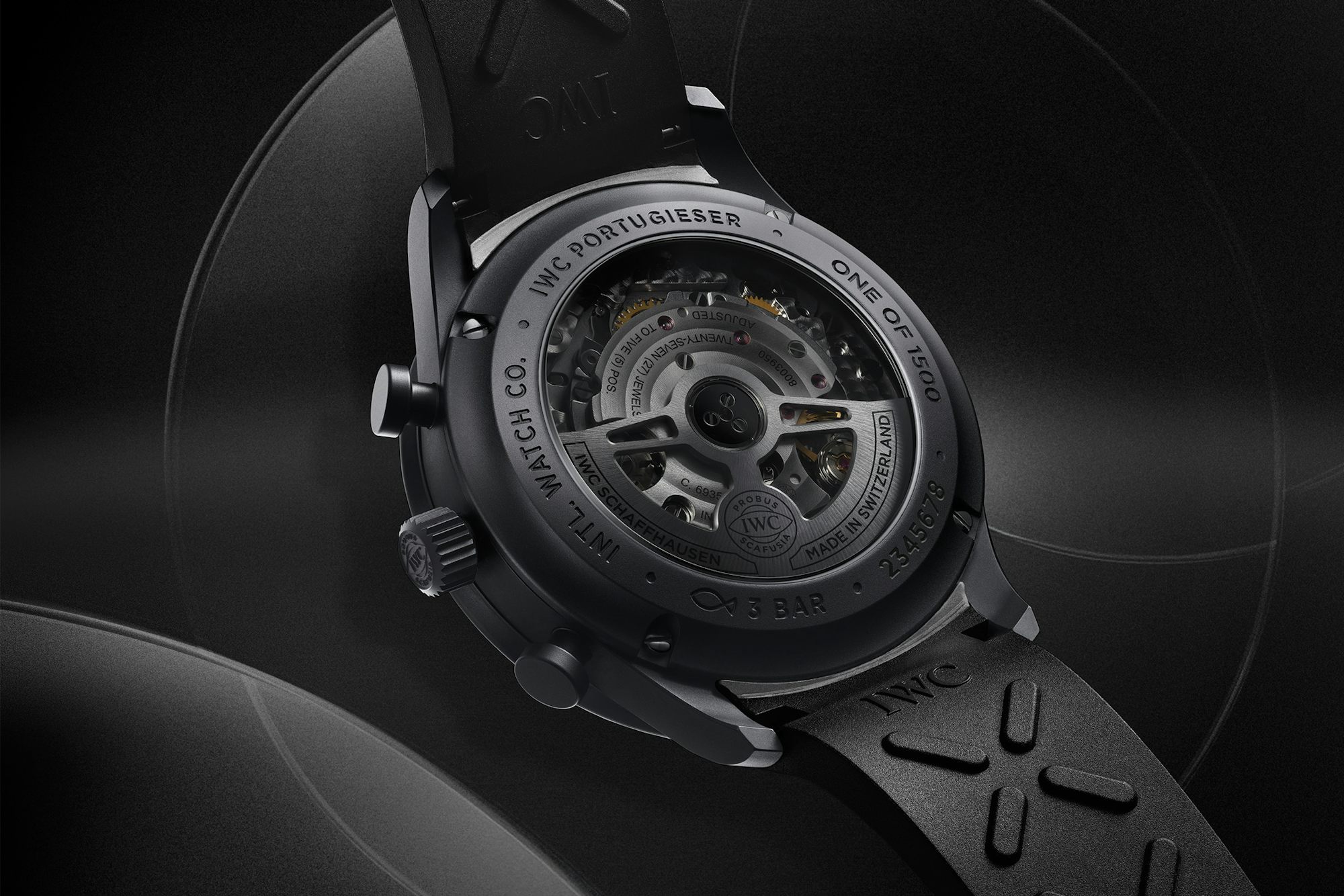 IWC Portugieser Chrono Ceratanium in hand