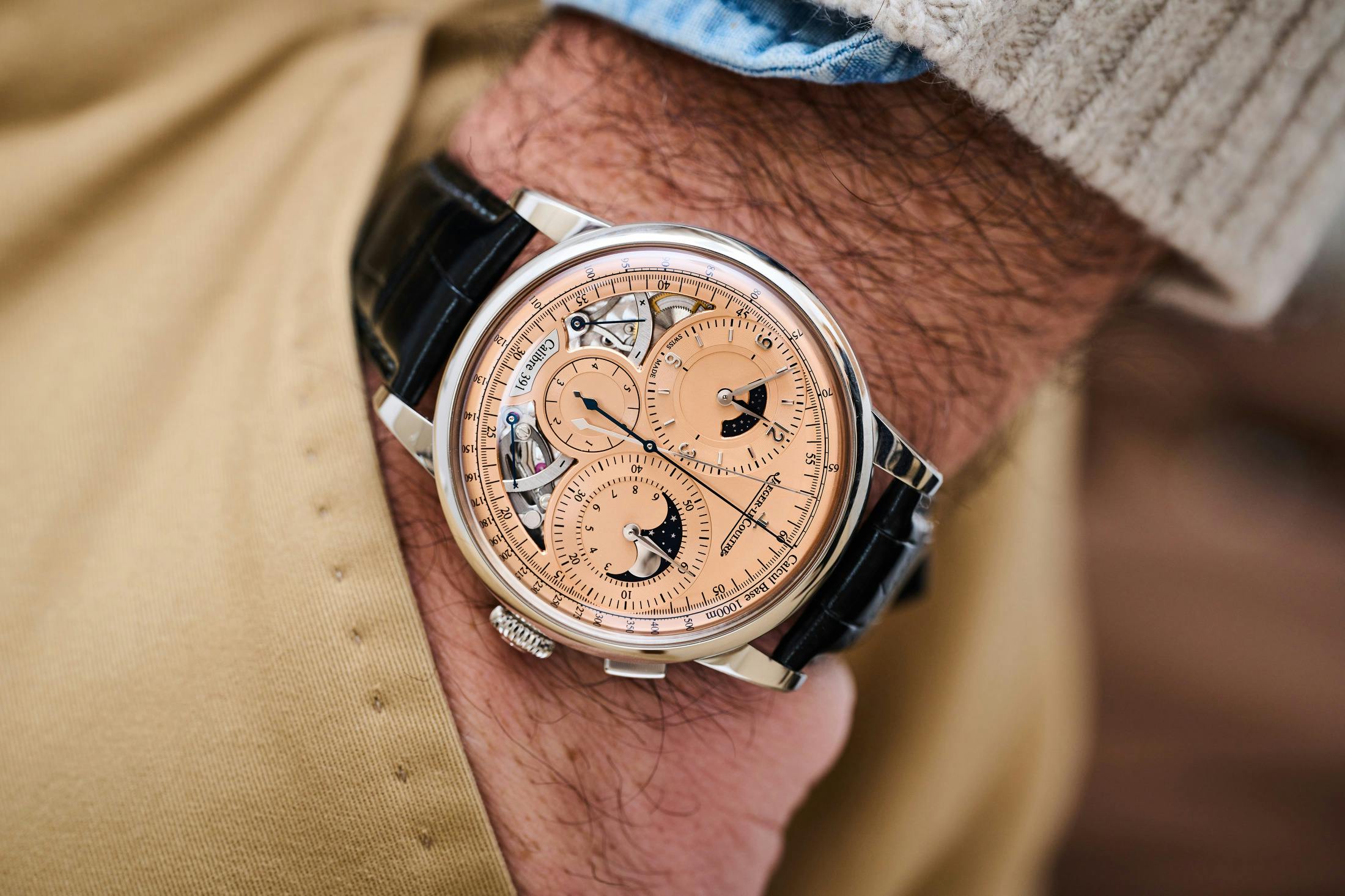jaeger lecoultre duometre chronograph moon platinum