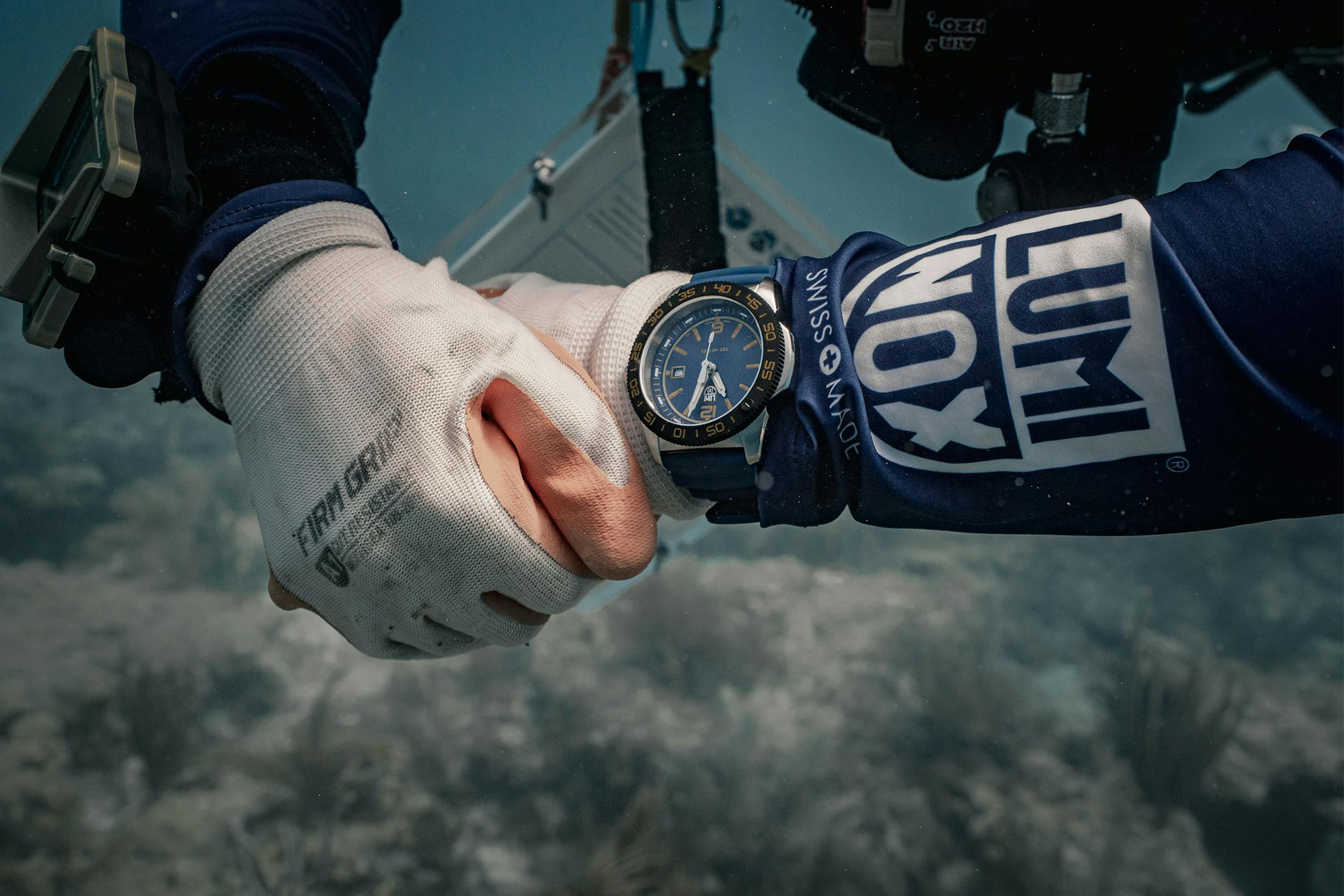 Diving With Force Blue And Luminox For Reef Restoration In Miami