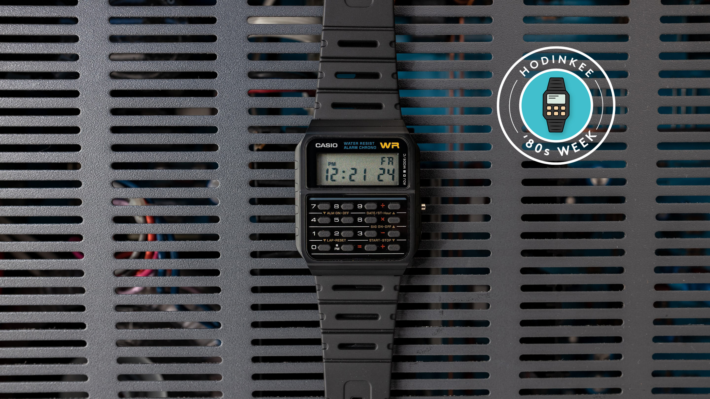 Casio Databank CA-53WF-2V Blue Resin Watch - REV WATCHES