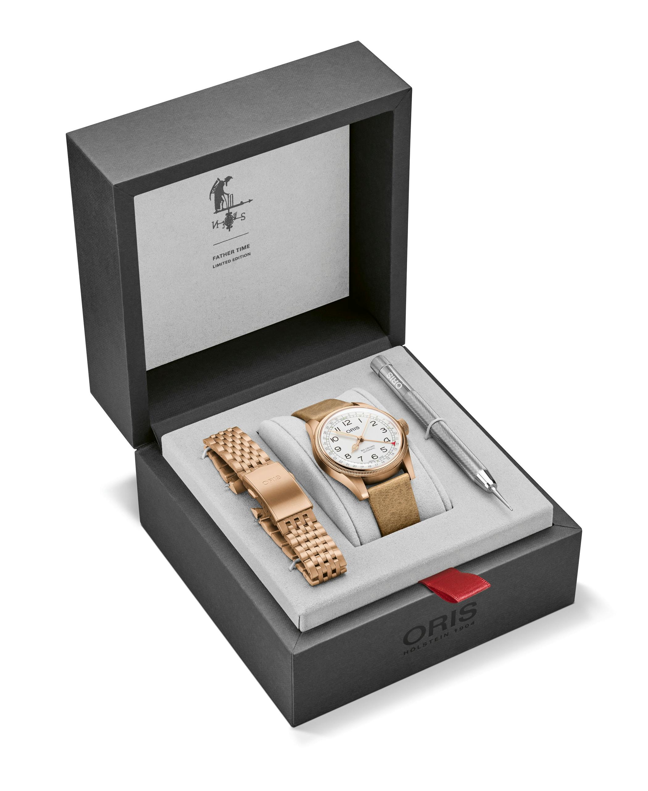 oris big crown pointer date father time