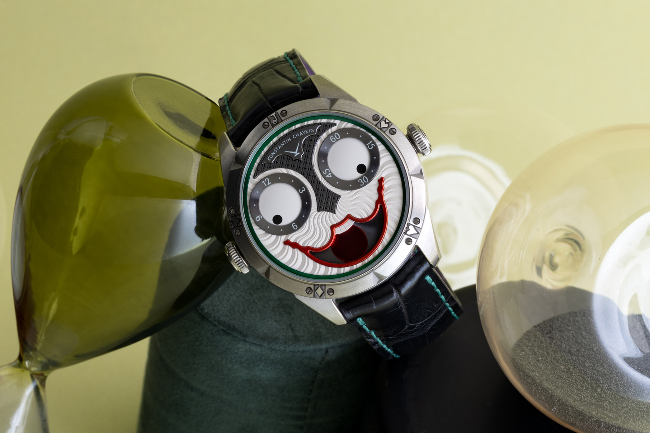 Kimsdun Limited Edition Unique Designe Joker Watch For Men Waterproof  Business Personality Clown Male Wrist Watches Reloj Hombre