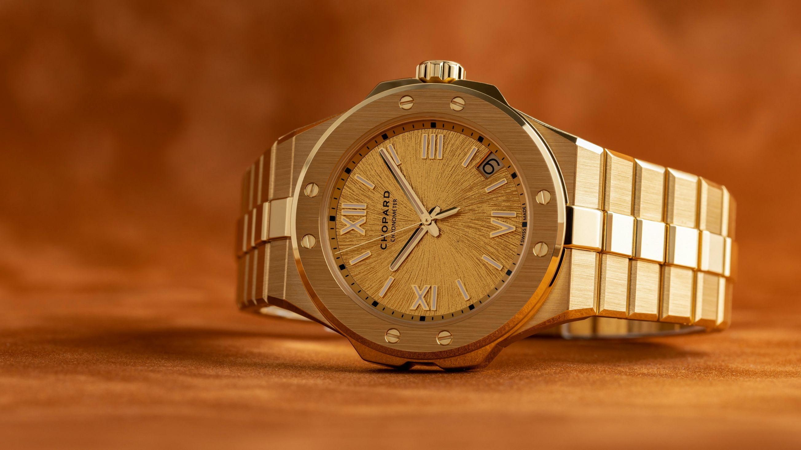 The new Chopard Alpine Eagle in Yellow Gold.