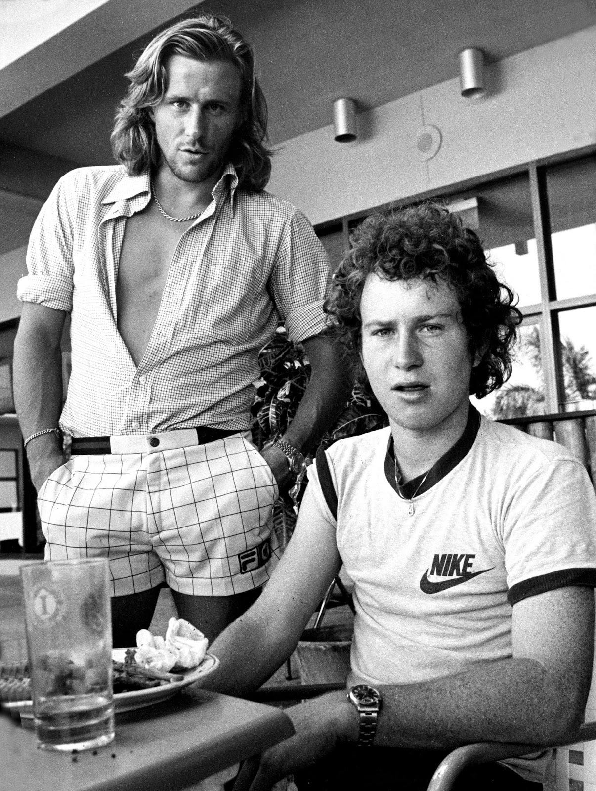 Bjorn Borg and McEnroe in Rolex Watches 