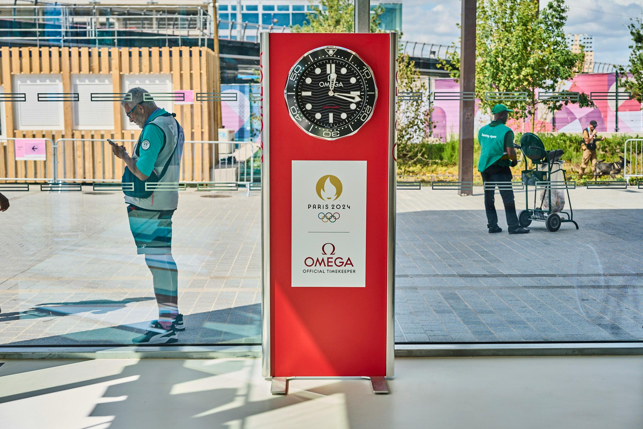 Omega Seamaster sign