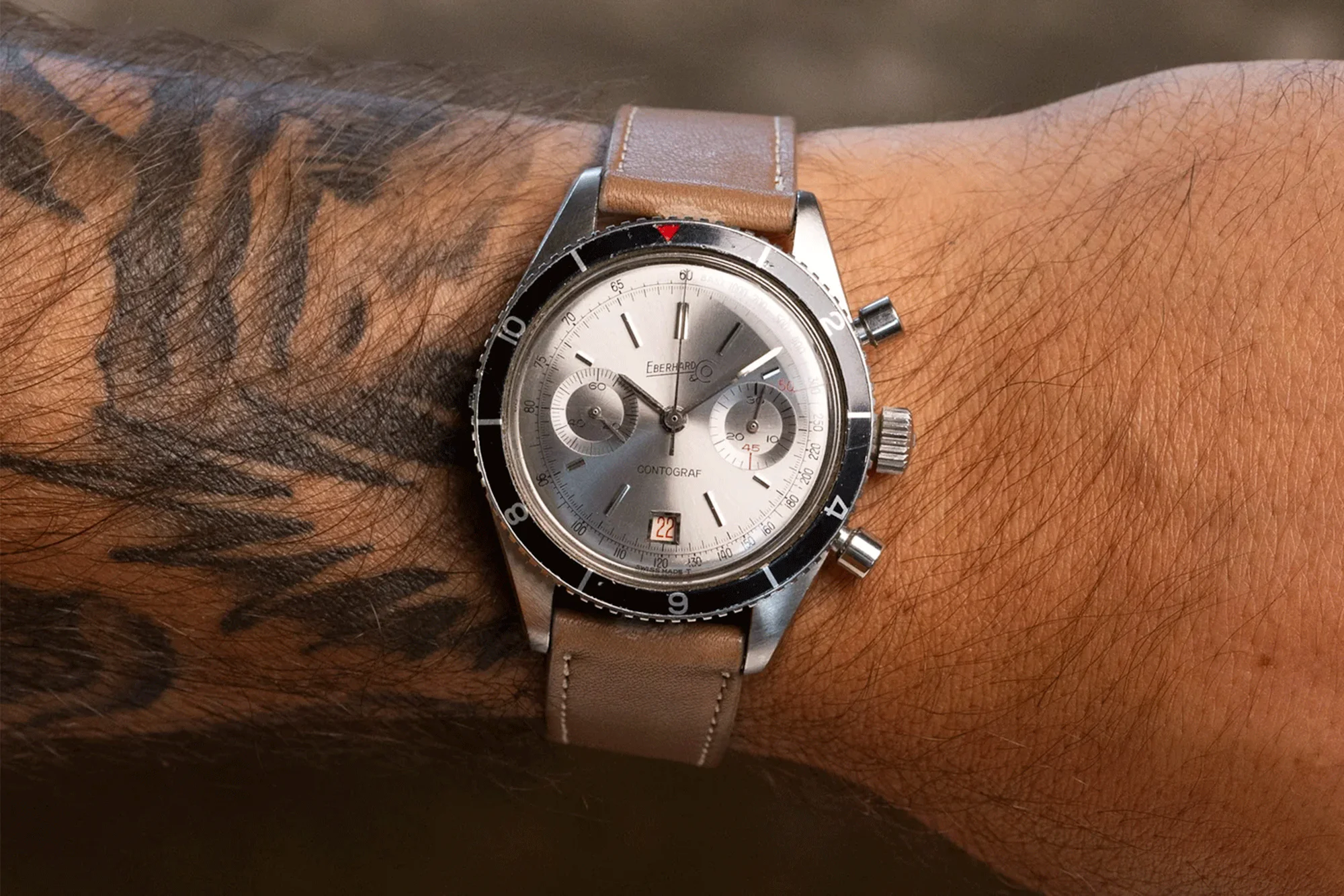 A Wittnauer 235T, A Cleto Munari "Sotsy," A Blancpain Technisub, And An Eberhard Contograf
