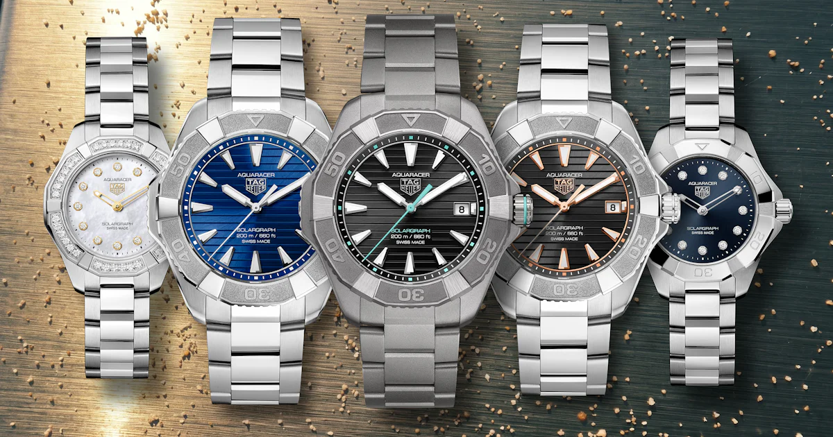 Introducing TAG Heuer Updates The Aquaracer Solargraph Professional And Debuts New 28mm Models