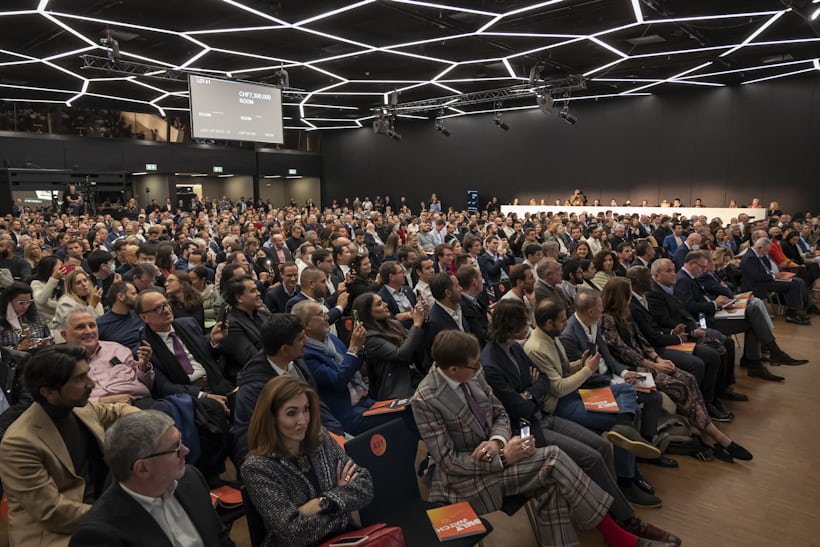 A crowd of 850 people at Only Watch 2021 in Geneva.