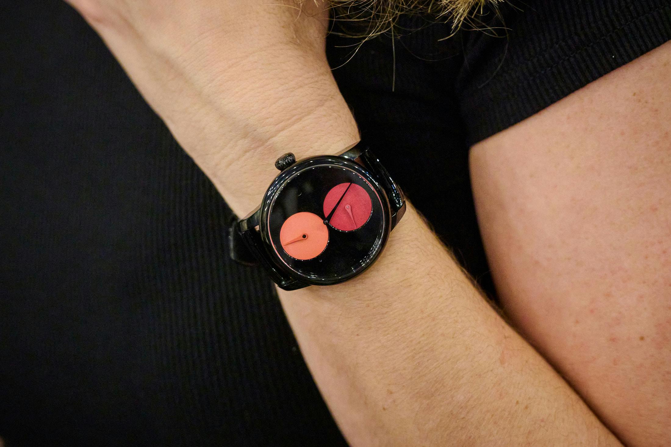 Cait Bazemore Louis Erard Regulator x Sylvie Fleury