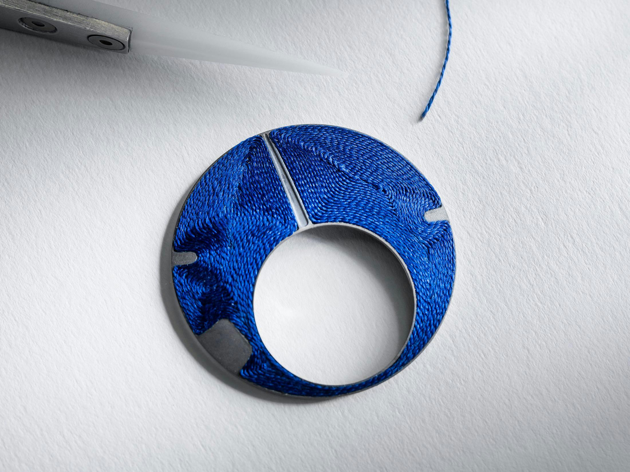 closeup of finished dial