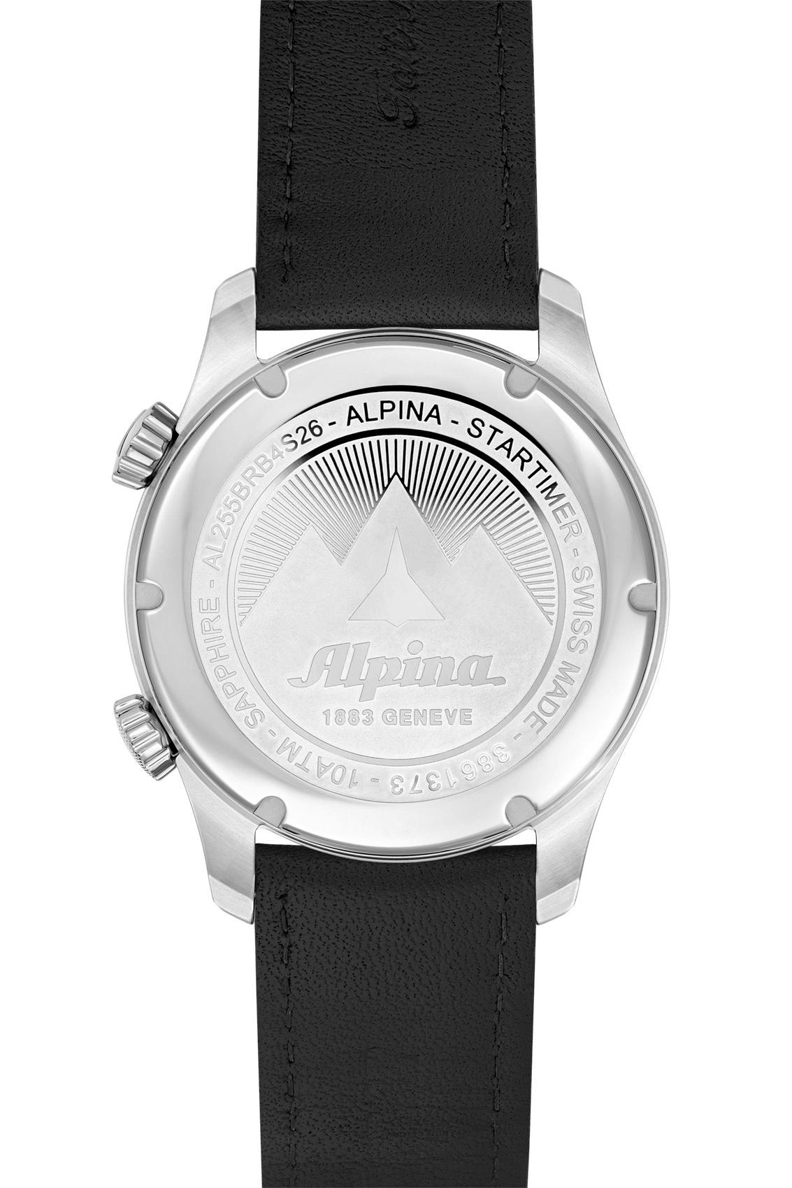 Startimer Pilot Quartz Worldtimer caseback