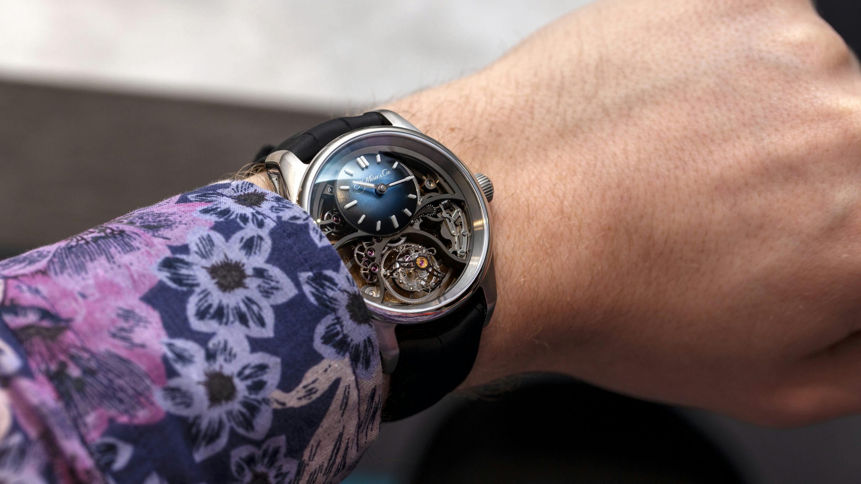 Three Watches with Flying Tourbillons from Parmigiani Fleurier, Bulgari,  and Hublot