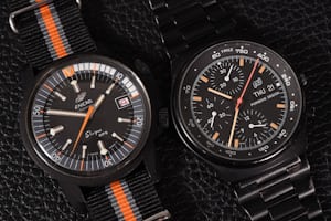 Enicar Sherpa-Ops and Porsche Design Chronograph 1