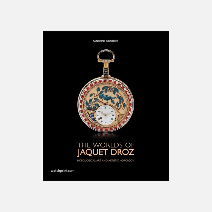 The cover of "The Worlds Of Jaquet Droz" book.