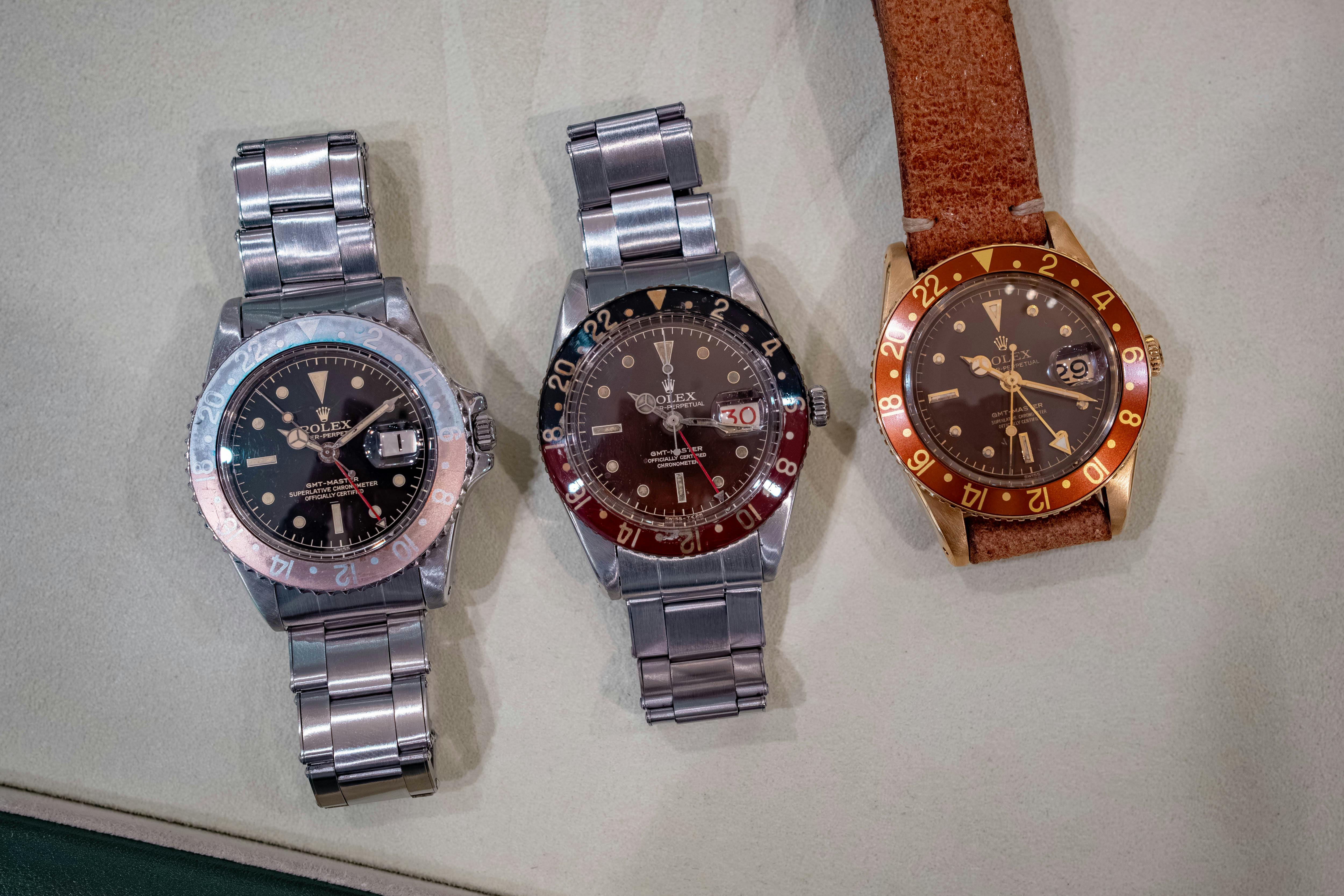 trio of rolex