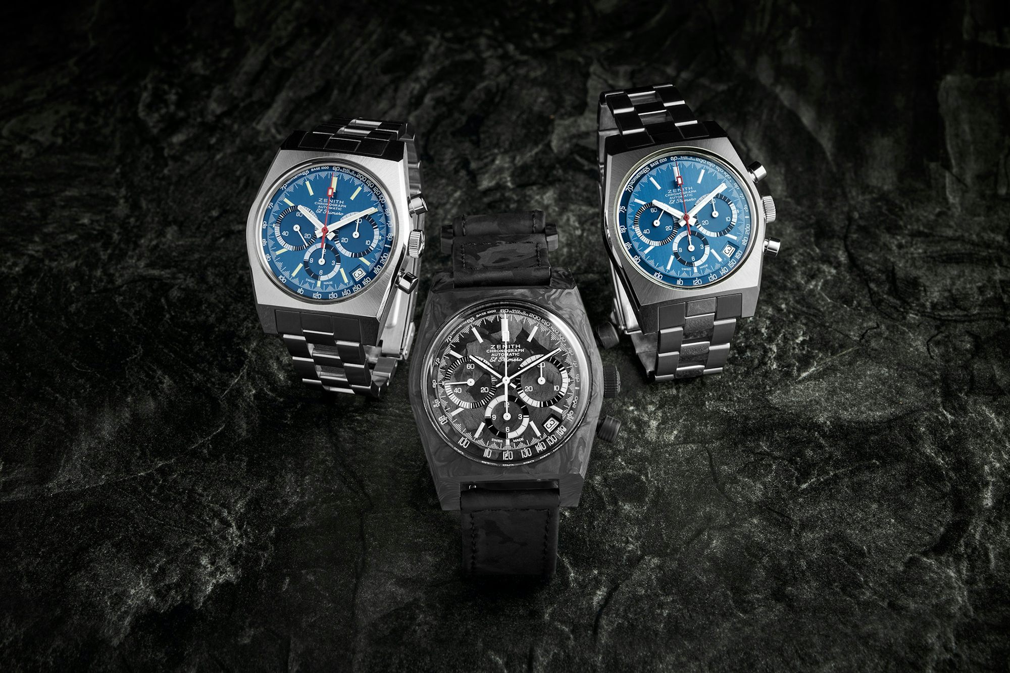 Zenith x Revolution Chronomaster Revival A3818 'Cover Girl Carbon'