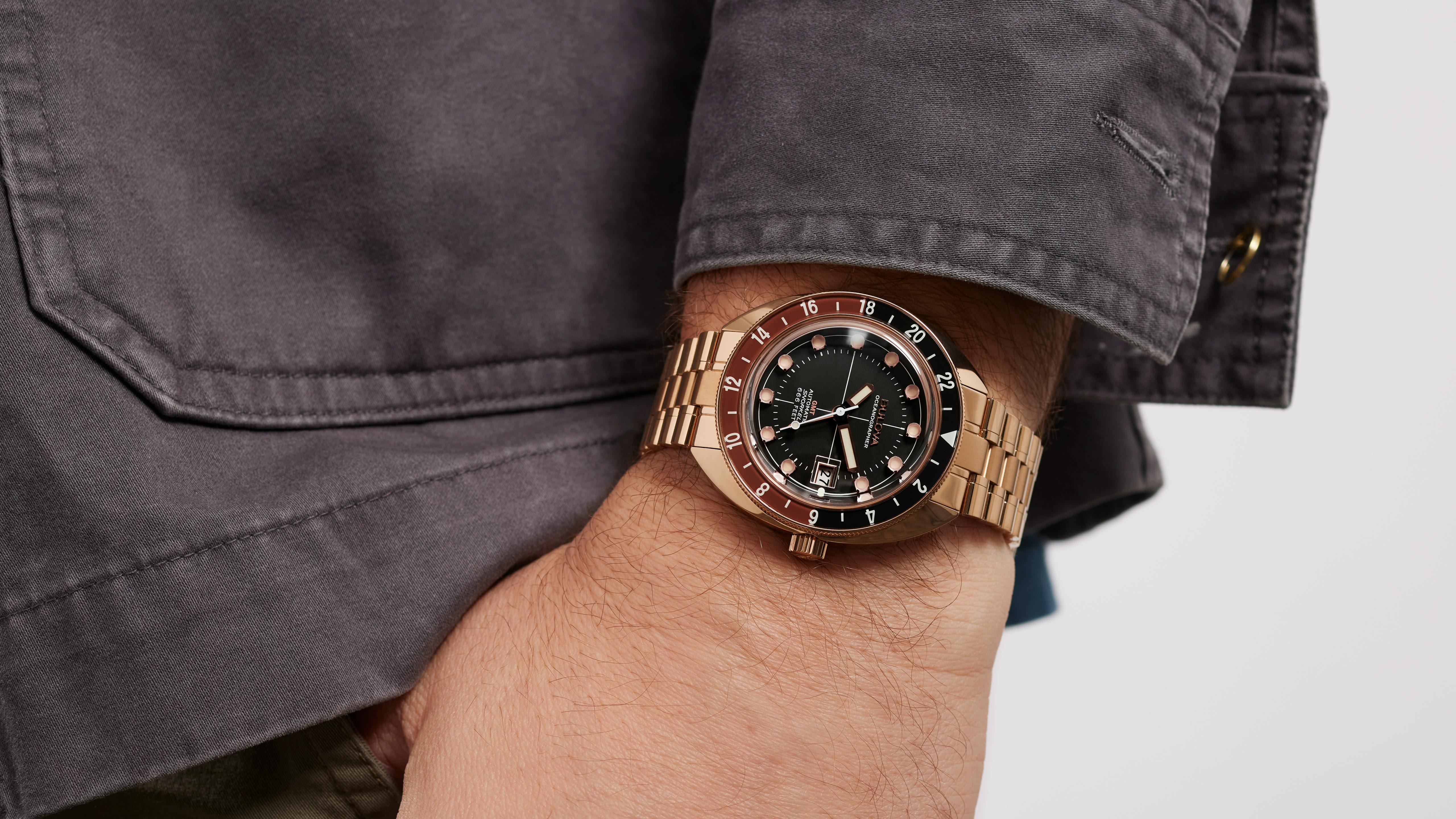 Oceanographer GMT Brown Dial