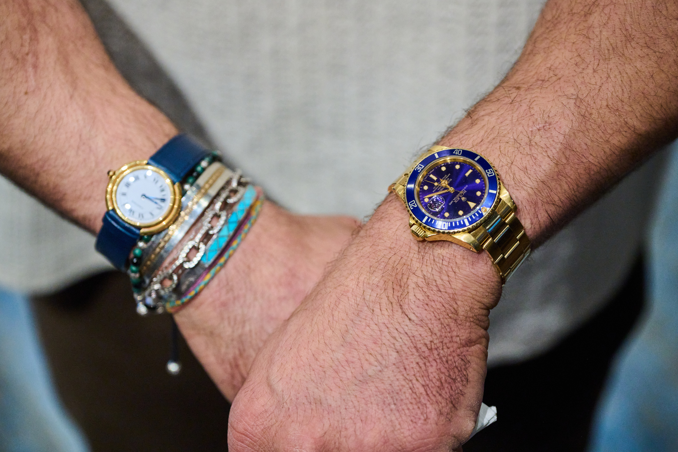Rolex Submariner and Cartier