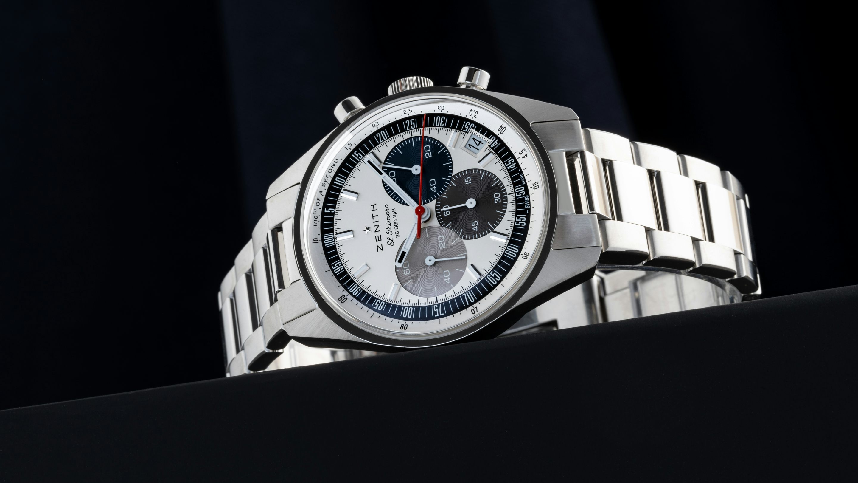 INTRODUCING: The Zenith Chronomaster Sport Now With Polished Steel Bezel &  Metallic Blue Dial 
